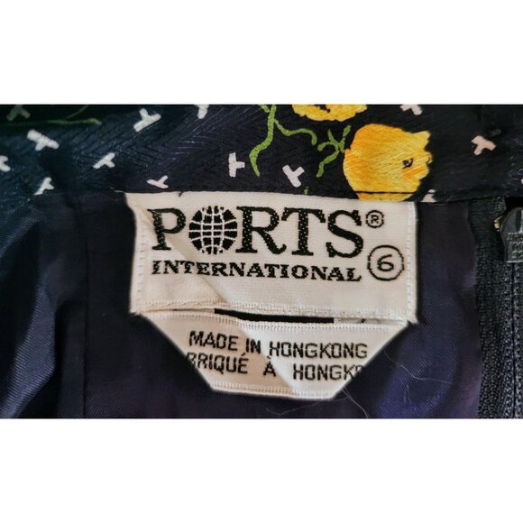 Vintage 80's Ports International Tulip Skirt Size 6 US - Picture 2 of 3